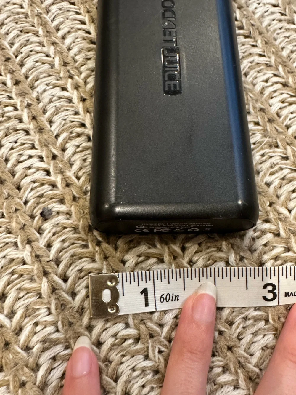 Pocket Juice Portable Charger Power Bank - Black
